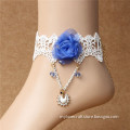 MYLOVE white lace swan anklet handmade women accessory ornament MLFL77